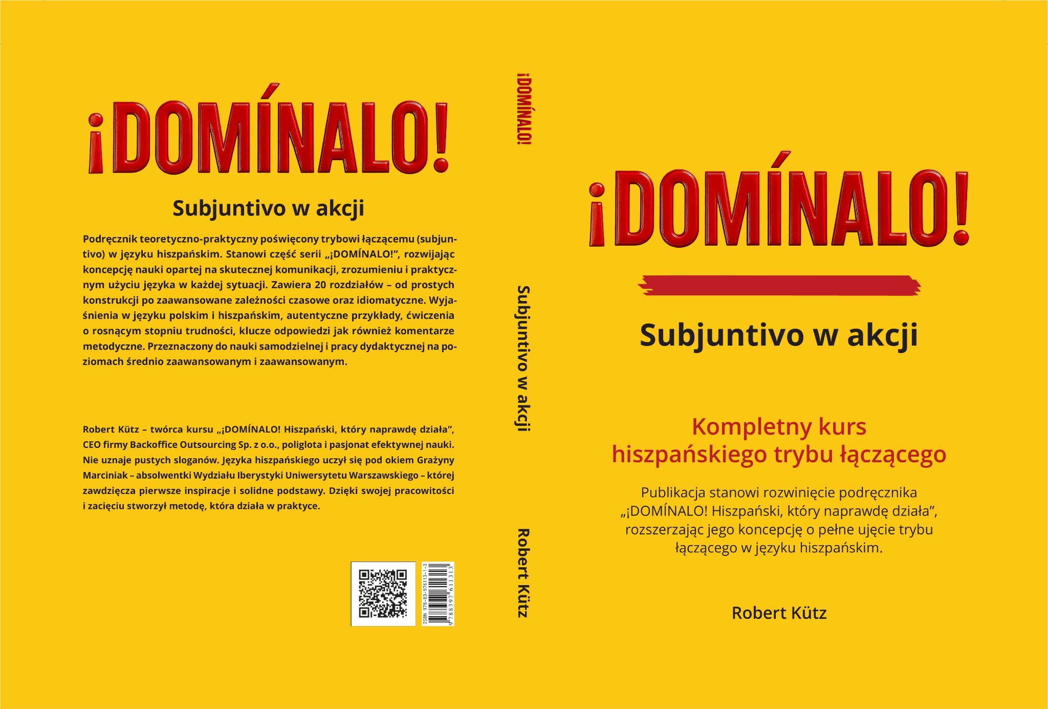 Oryginalna okładka książki ¡DOMÍNALO! Subjuntivo w akcji